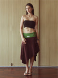 Tender Skirt in Brown/Green