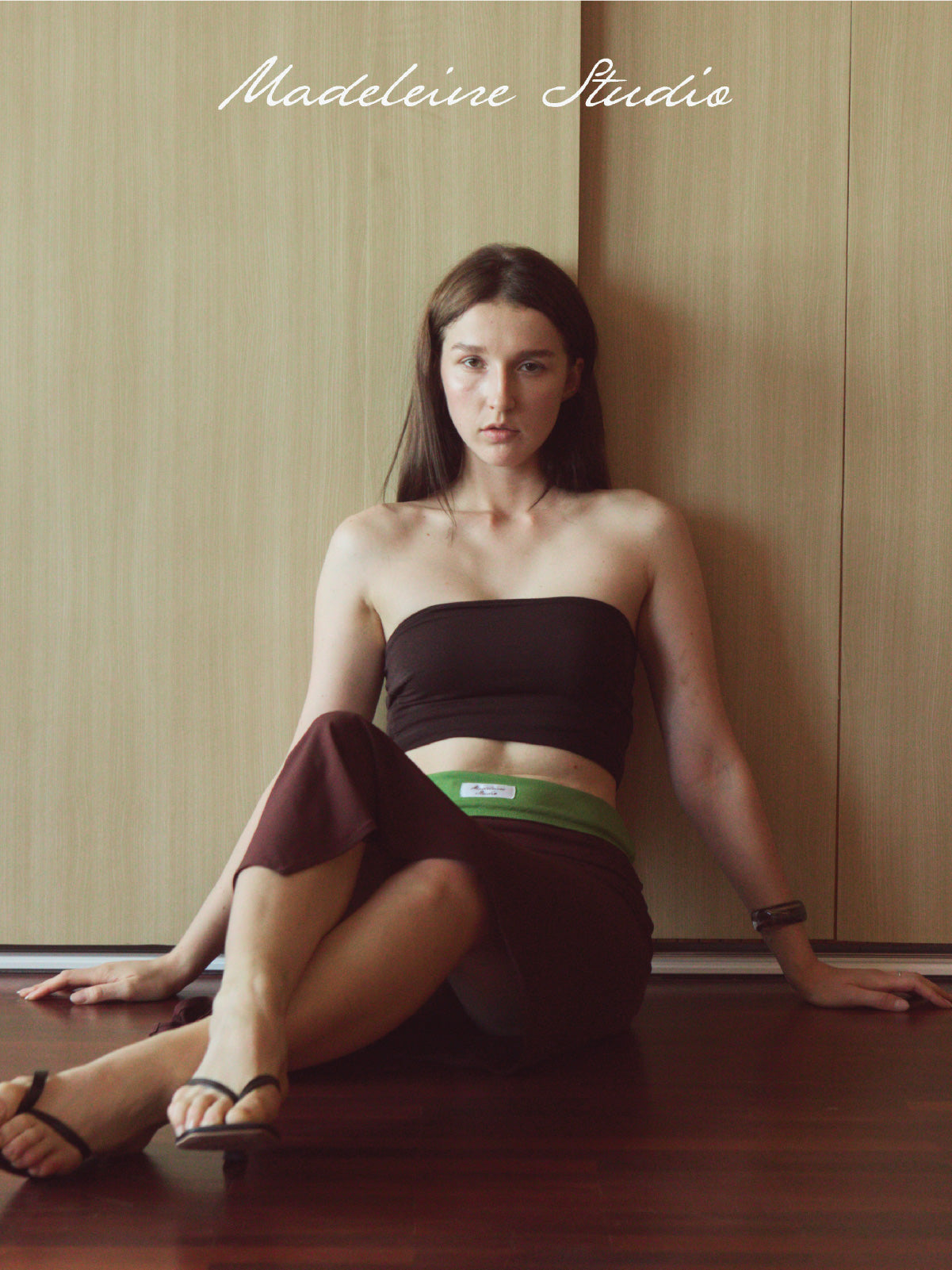 Tender Skirt in Brown/Green