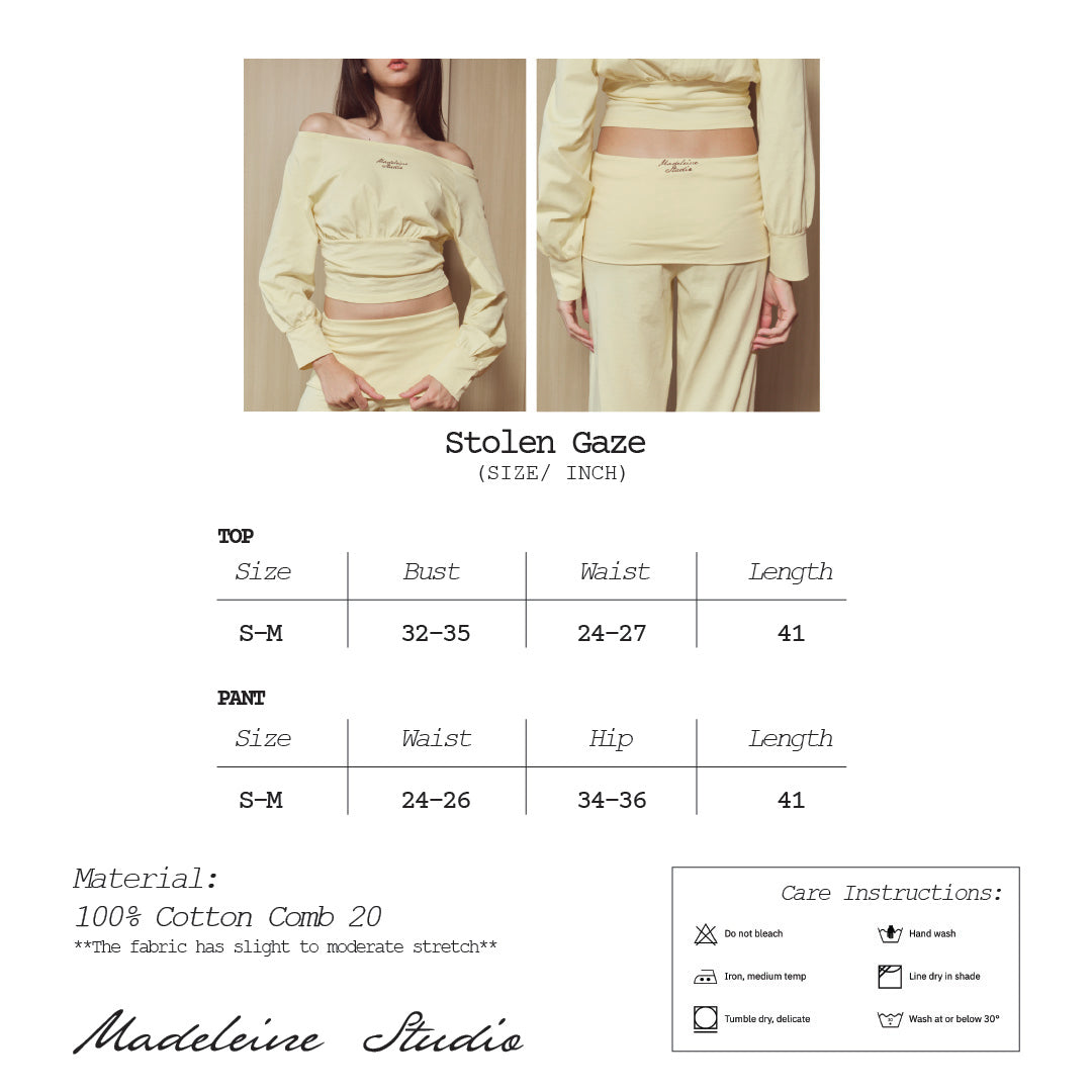 Stolen Gaze Set in Butter Cream