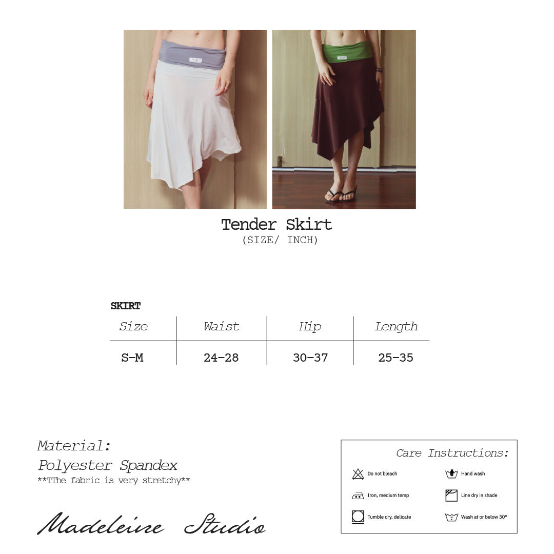 Tender Skirt in Brown/Green