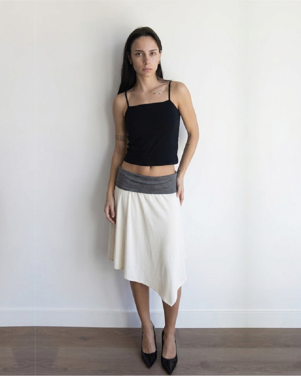 The Cascade Midi Skirt