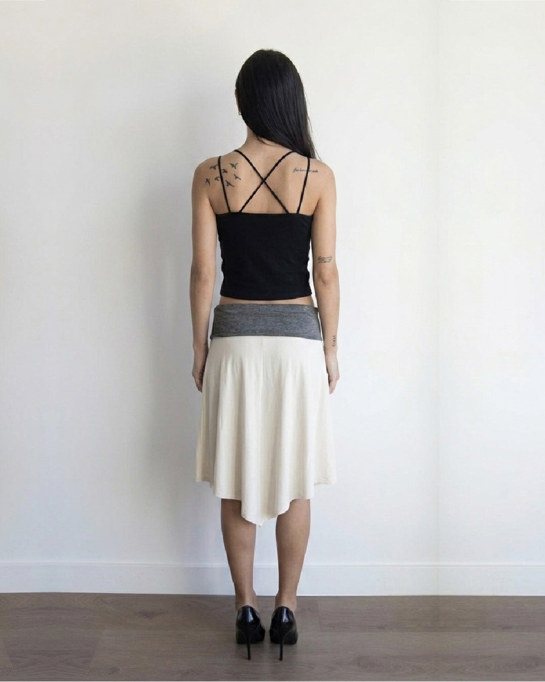 The Cascade Midi Skirt